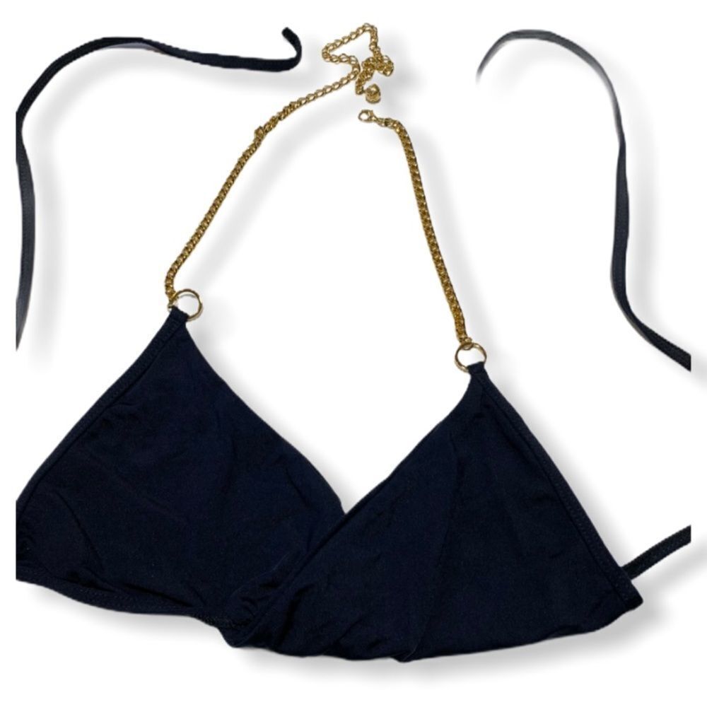L*Space Bikini Top With Chain Straps
